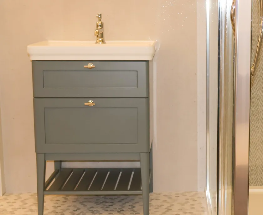 Traditional Furniture with Clean Chrome Details